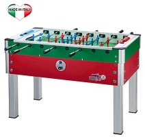 Football table with coin mechanism New Camp Italy Red-Blue/Red-Green/Blue/Red